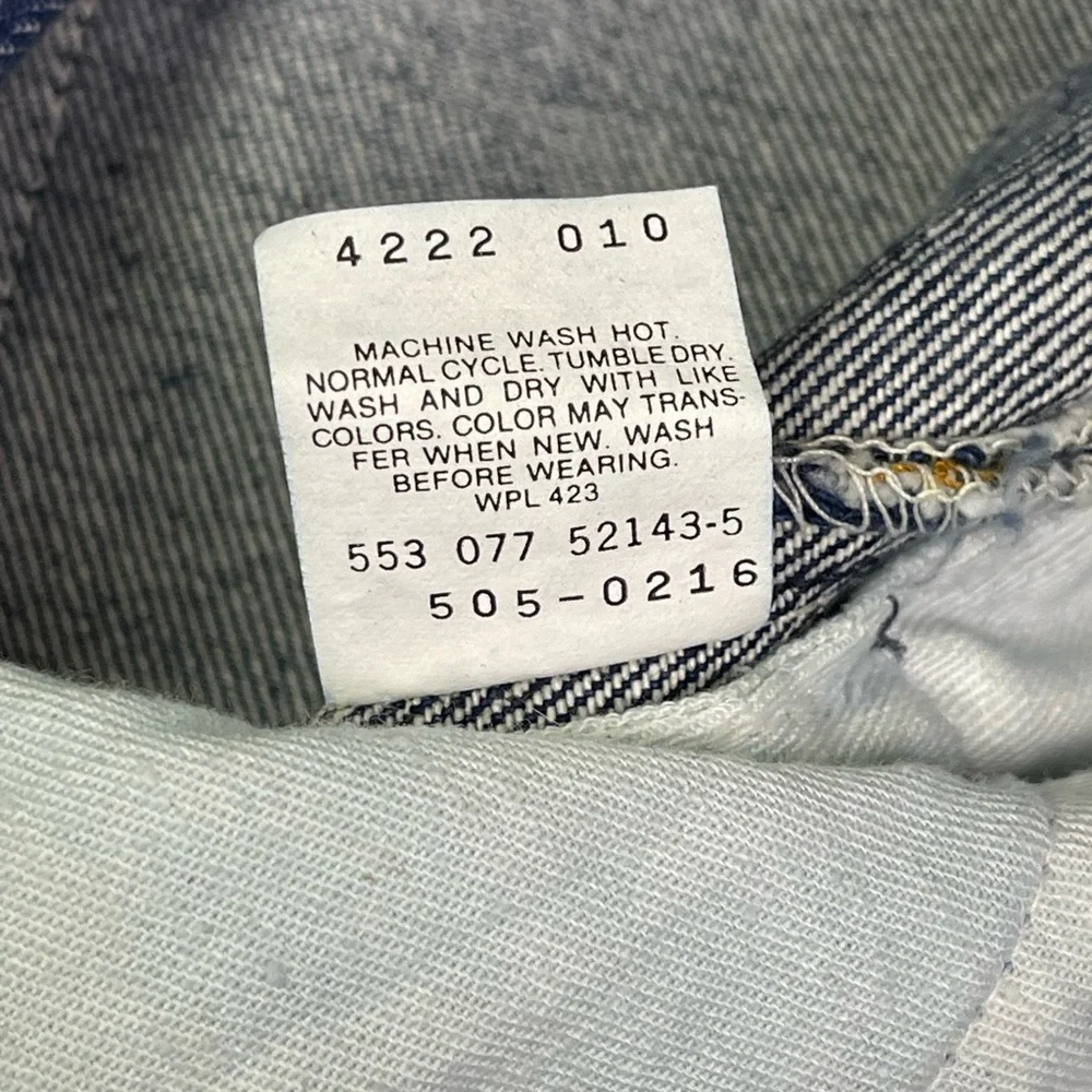 Vintage 80s Levi’s 505 jeans‎